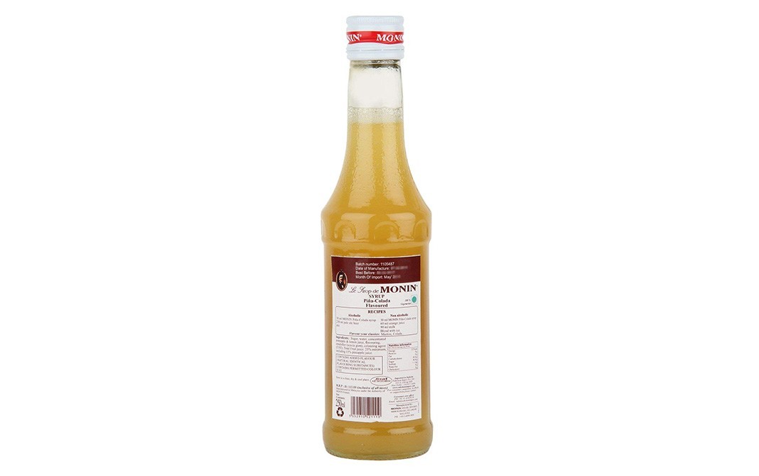 Monin Pina-Colada Syrup    Bottle  250 millilitre